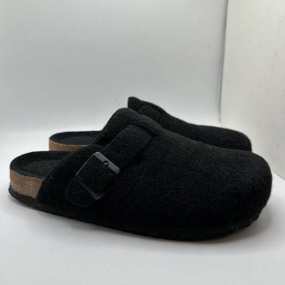 CUSHIONAIRE Womens Clog 8 BLACK - Picture 1 of 7